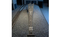 Full-Route N Scale Turnout Mounting Base 1:160 Track Switch Realistic Appearance 1:160 Railway Switch High Conductivity