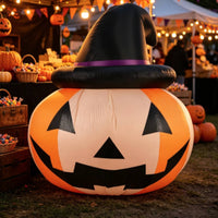 Outdoor Inflatable Pumpkin Decoration Giant Inflatable Pumpkin Festive Quick Inflation for Homeowners, Porch