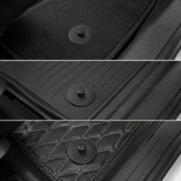 Car Floor Mat Retainer Clips Anti-Slip Fasteners for Double Layer and TPE Mats