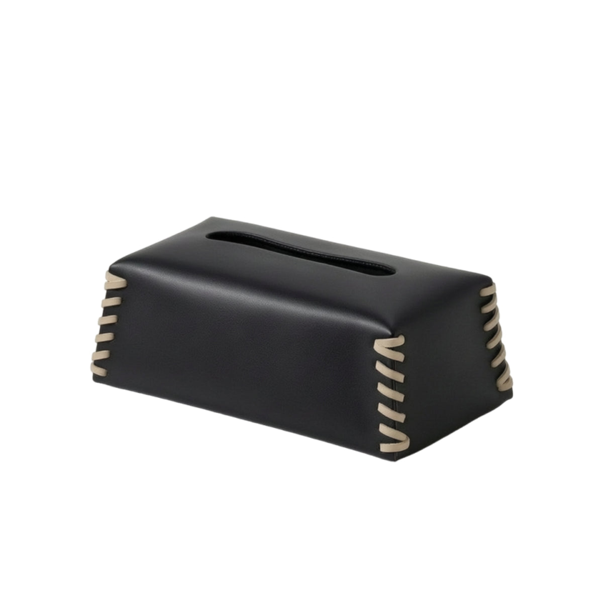 Leather Tissue Box Cover Structured Tissue Box Cover Modern for Bedroom