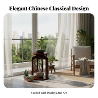 Oriental Pot Stand Unattachedstanding Planter Holder Multi-Purpose for Balcony