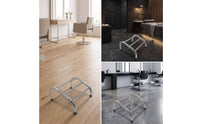 Salon Chair Footrest Replacement Stainless Steel Shampoo Chair Footrest Furniture Stable Non-Slip for Hair Stylists, Barbershops