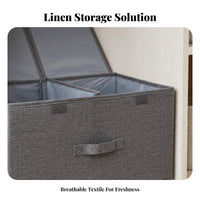 Foldable Lidded Container With Lid Lidded textile Box particleresistant for Dorm Room