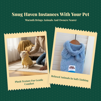 Plush Pet Hoodie for Winter