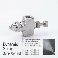 Adjustable Stainless Steel Spray Nozzle, Siphon Feed Spray Nozzle Automotive, Two Fluid Nozzle for C - Image 4