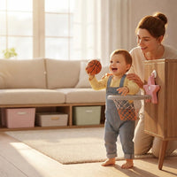 Foldable Kids Basketball Hoop Set Indoor Outdoor Adjustable Stand with Ball for Toddlers Boys Girls