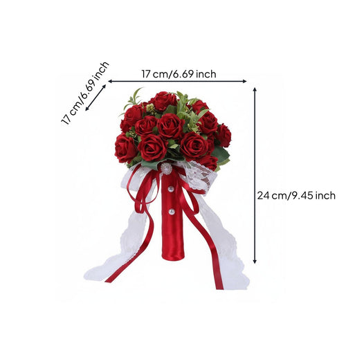 Bridal Hand Floral Arrangement Romantic White Floral Wedding Floral Arrangement