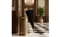 Water-Repellent Automatic Long Umbrella Windproof Umbrella with 24 Ribs Long-Lasting Straight for Business Professionals