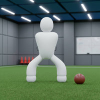 Soccer Kick Mannequin Portable Inflatable Soccer Dummy Lightweight Athletic Gear for Backyard