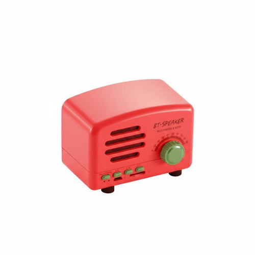 Retro Bluetooth Radio Vintage Inspired Design Portable Speaker Gift concept