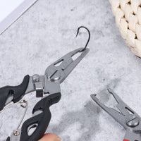 Multi-Functional Fishing Pliers Lightweight Lure Pliers Non-Slip Grip Long Nose for Anglers