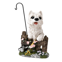 Garden Figurine with Hook Resin Dog Figurine Sturdy for Gardeners