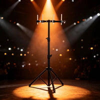 Adjustable Cowbell Stand Strong Steel Music Gear Space-Saving for Stage