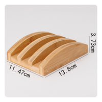 Bamboo Board Holder Space-Saving Household Storage Minimalist Design