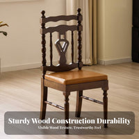 Shield Rear Chair French Design Household Furniture Vintage Design With Rearrest for Homeowners, Renters, Dining Room