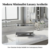 Rotating Makeup Tower Space-Saving Cosmetic Organizer Multi-Functional for Women