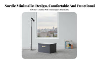 Foldable Clothing Container Large Capacity Storage Box Reinforced Handles