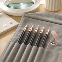 Ebony Nail Art Liner Brush Set for Fine Line Painting and Detailing