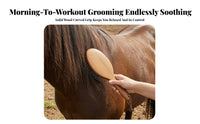 Horse Grooming Brush with Hanging Loop
