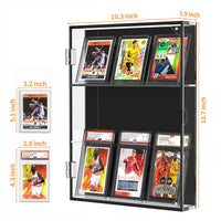 Acrylic Sports Card Storage Box Wall-Mounted Display Case