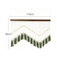 Macrame Wall Hanging Handmade Tassel Wall Art Woven for Bedroom