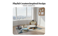 Removable and Washable Cover Adjustable Tatami Lounger Lumbar Support Adjustable Backrest Chair Space-Saving Household Seating No Assembly Required for Students, Apartment Dwellers, Dorm Room, Bay Window, Reading, Small Spaces