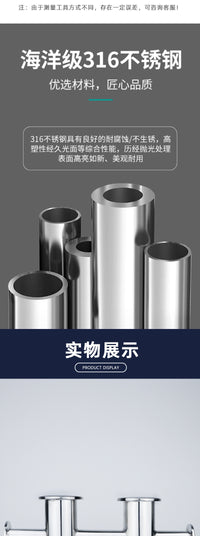 双十字码头缆桩 316不锈钢游艇船舶船用系船柱缆绳柱高索栓五金件