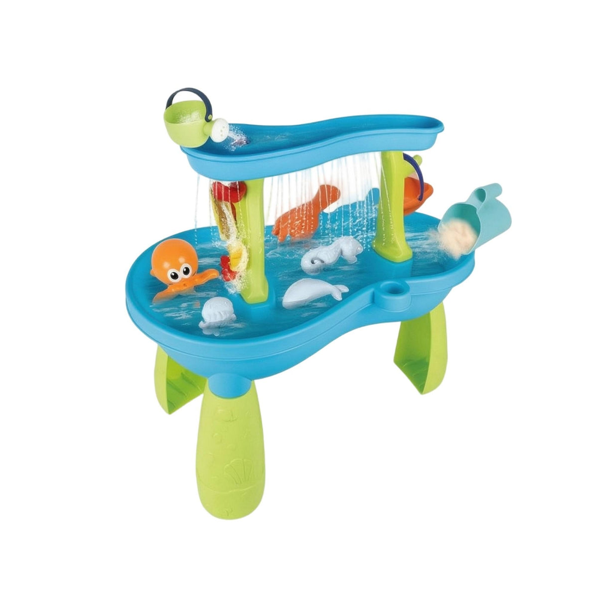 Outdoor Sand and Water Play Table Kids Sand and Water Table Interactive Playset Portable for Preschoolers
