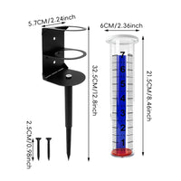 Rain Gauge with Ground Stake Easy to Read for Gardens, Yards, Gardeners, Farmers