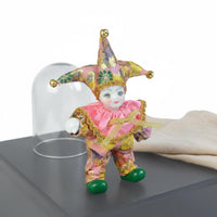 Fortunate Doll Figurine Gift Idea Clown Figurine Colorful Textile for Display