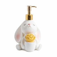 Bunny Pump Bottle Flower Detail Household Item Compact