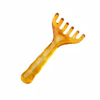 Gentle Rounded Teeth Multi-Functional Meridian Comb Ergonomic Design 4-in-1 Gua Sha Tool Portable Gua Sha Comb Hand-Polished for Home Spa, Skincare Routine, Travel