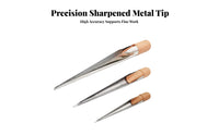 Cable Splicing Aid Wire Rope Threading Tool Plastic Grip Metal Tapered Wire Rope Tool Sturdy Silver-Colored