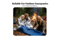 Retains Body Heat Emergency Survival Blanket Compact Emergency Mylar Blanket Tear-Resistant for Campers, Preppers, Camping, Hiking, Outdoor