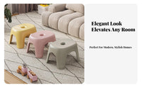 Portable Short Stool Sturdy and long-finaling Household Furniture adaptable