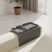 Silicone Sofa Armrest Organizer Anti-Slip Couch Cup Holder Tray Stain-Resistant
