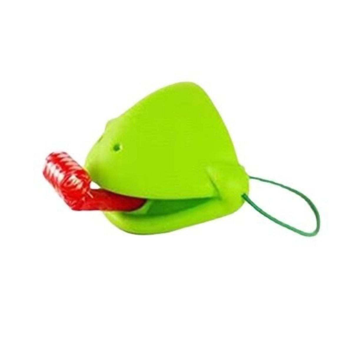 Safe Frog Toy with Elastic Loop Stretchy Plastic Frog Toy Playful Game Piece Interactive for Children