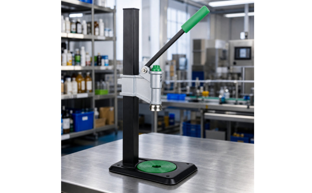 Manual Bottle Capper Height-Adjustable Bottle Sealing Machine Hand-Operated for Homebrewers, Hobbyists, Home, Small Workshops