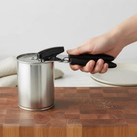 Manual Can Opener Ergonomic Handles Kitchen Tool Hanging Holes