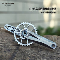 EVOSID Mountain Bike Crankset DUB 29 Axle Enduro DH XC High Strength GXP Direct Mount Chainring