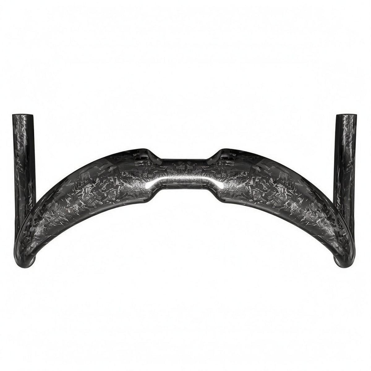 0-Degree Track Bike Handlebar Glossy Carbon Fiber Drop Handlebar Lightweight