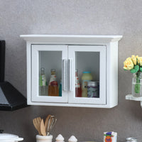 1:12娃娃屋dollhouse迷你家具微缩场景摆件厨房白色挂柜置物架