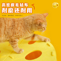 毛毡隧道猫窝可抓可玩四季通用双层猫爬猫咪安全感睡窝逗猫玩具