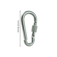 Galvanized Spring Snap Hook Compact Snap Hook Carabiner Sturdy Carabiner Clip Versatile for Fitness Enthusiasts, Suspension Training Exercise