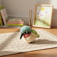 Songbird Soft Toy Cute Bird Stuffed Animal Birthday Gift Round Bird Stuffed Animal for Girls