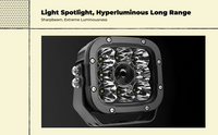SUV grille LED A-pillar light