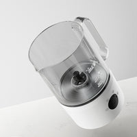 跨境Milk Frother新款电动奶泡壶自动透明亚克力牛奶打泡器奶泡
