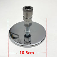 Metal Adapter with Flat Suction Cup for Self-Locking Quick Connectors