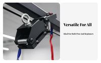 Thickened Steel Movable Sandbag Hanger Long-Lasting Material Sliding Striking Bag Rack 360 Degree Swivel Ceiling Track Bag Holder Easy to Install for Boxers, Combat Artists, Training Center