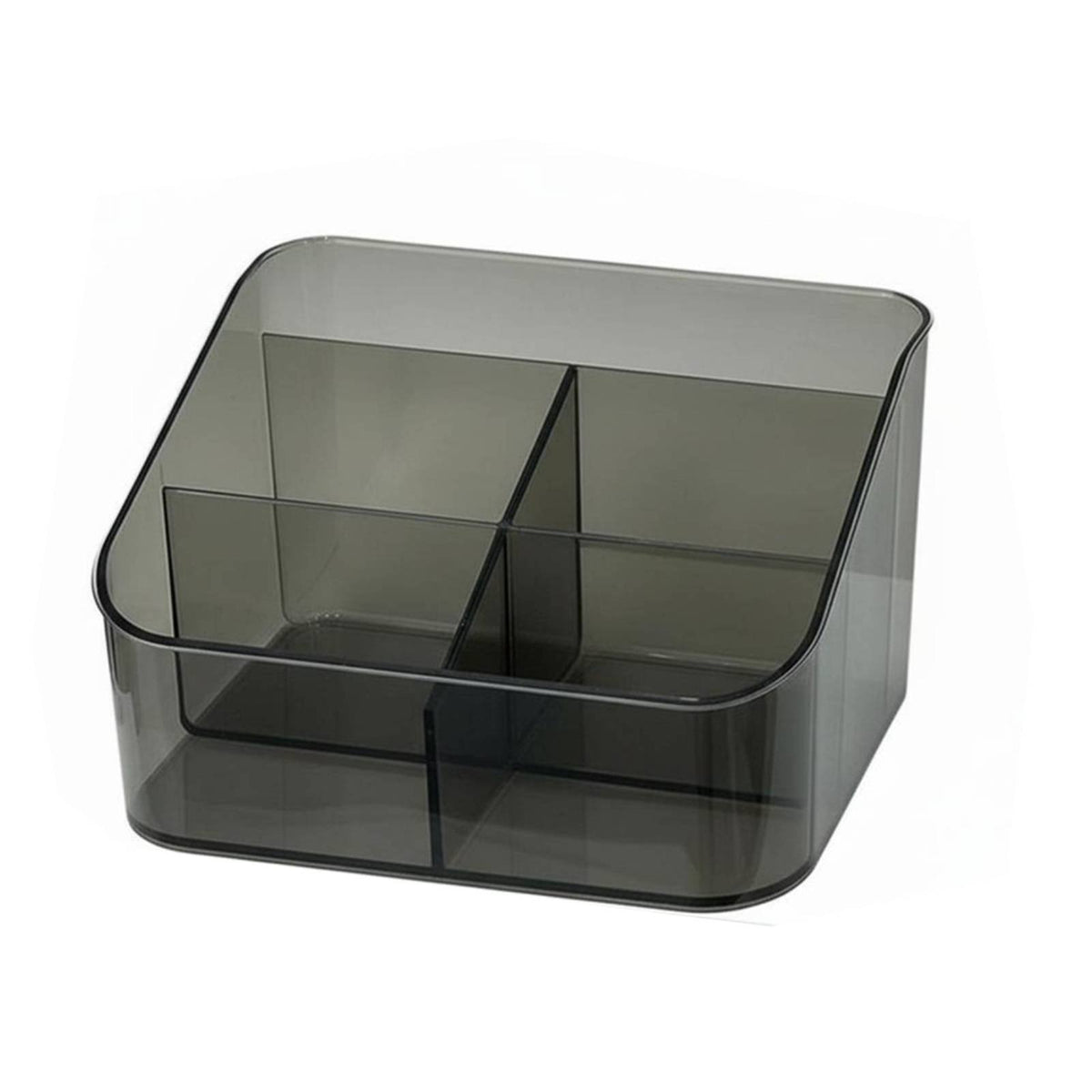 Partitisingled Cosmetic Tray Stylish Appearance Multi-Compartment Cosmetic Case